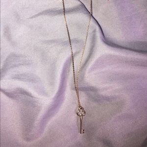 Silver Key Necklace